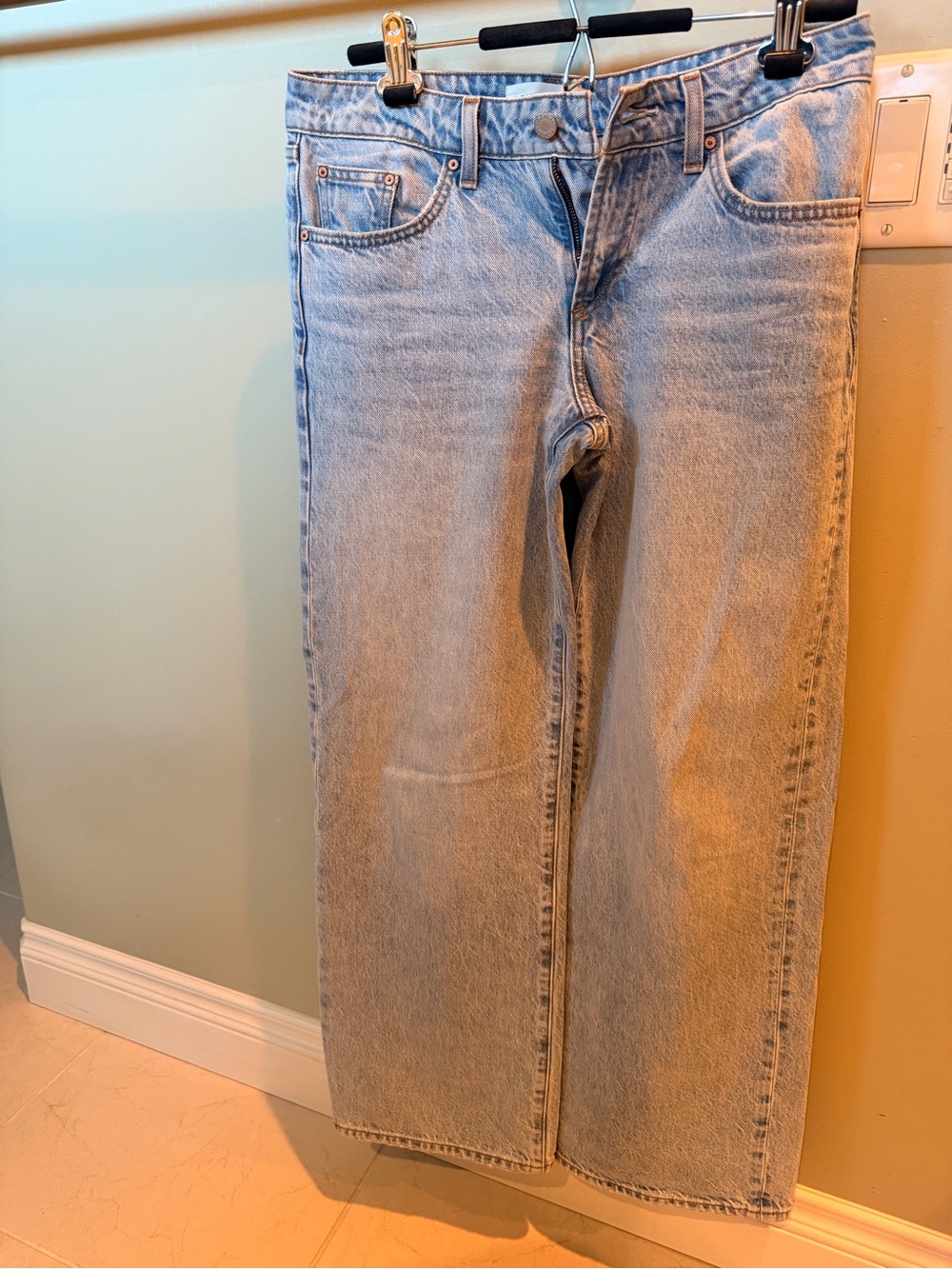 Denim Forum 7 Yrs Bleu Taboo wash Wide Leg Jeans
